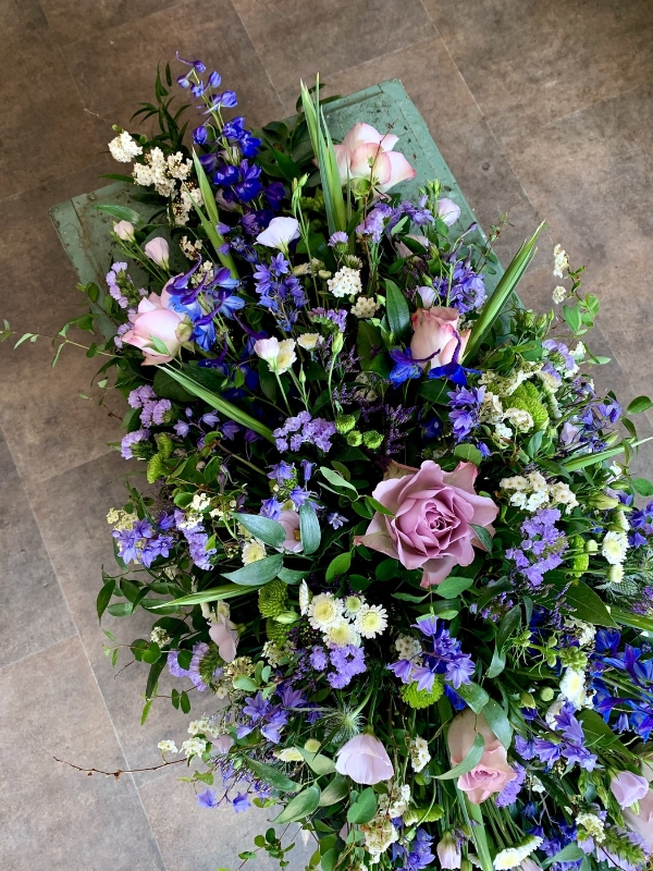 English Hedgerow Casket Spray