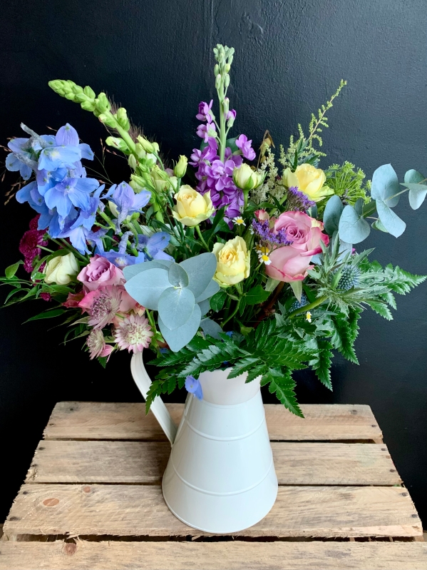 Mothers Day Seasonal Country Jug Arrangement