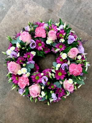Shades of Pink Wreath