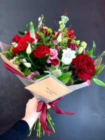 A Winters Tale Hand Tied Bouquet