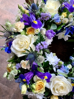 Coastal Blue Wreath