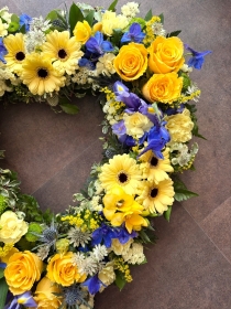 Coastal Yellow Open Heart