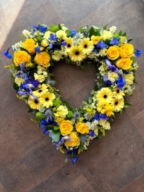 Coastal Yellow Open Heart