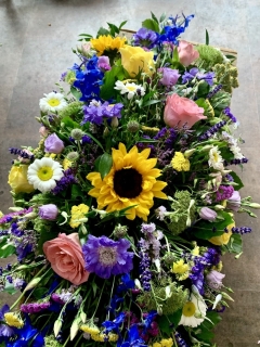 Country Casket Spray