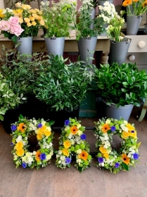 Dad in Letters   Mixed Flowers