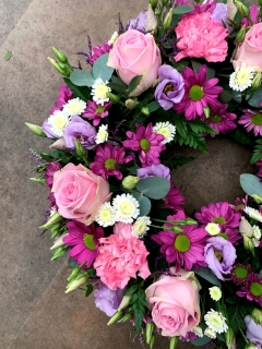 Shades of Pink Wreath