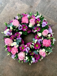 Shades of Pink Wreath