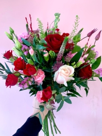 Valentines Seasonal Hand Tied Bouquet